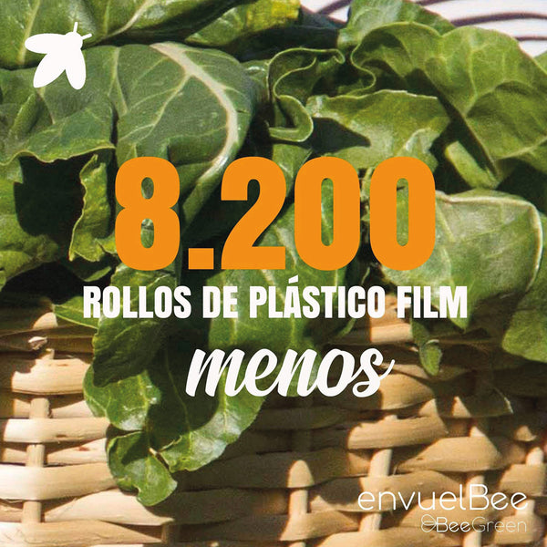 8.200 ROLLOS DE PLÁSTICO FILM MENOS!!