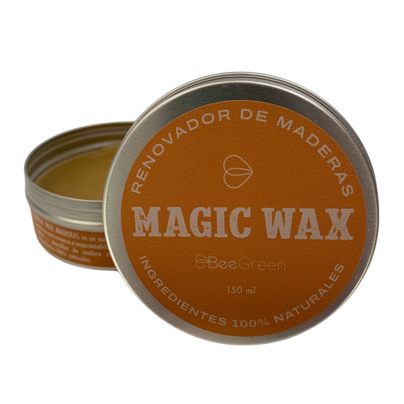 **NUEVO**<br/>MAGIC WAX<br/>Sellador y renovador para maderas de cocina