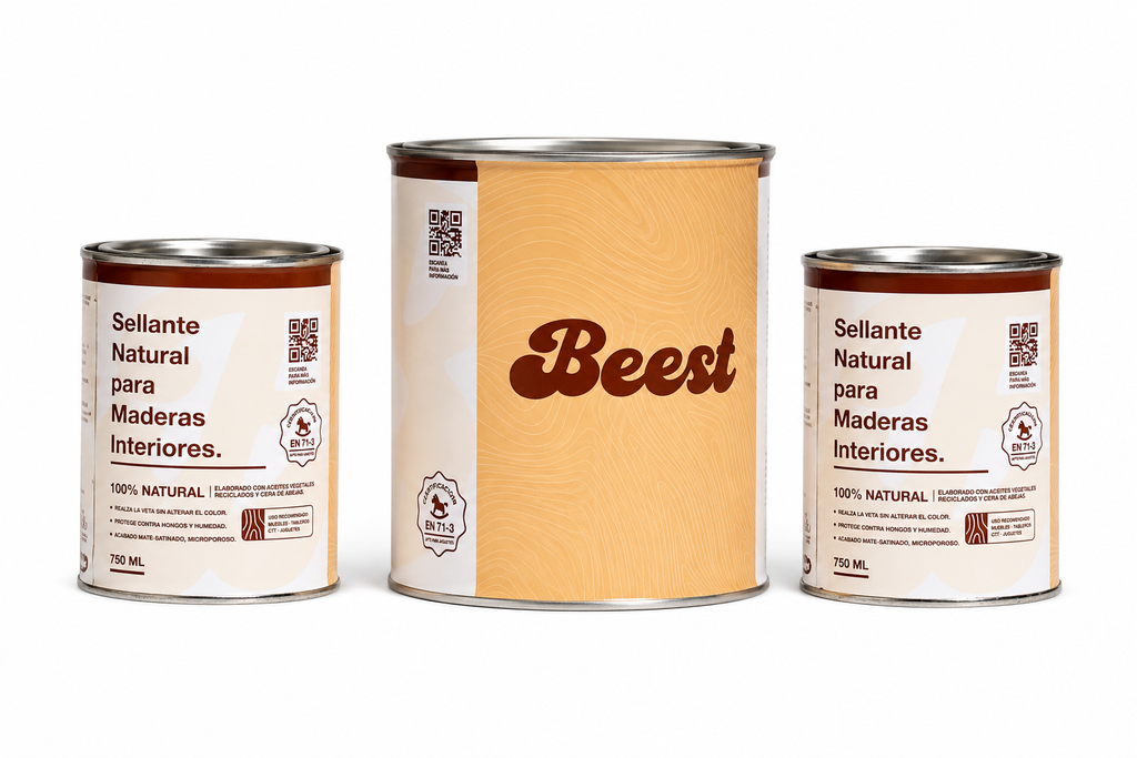 BEEST<br/>Sellante natural para maderas de interior<br/>750ml