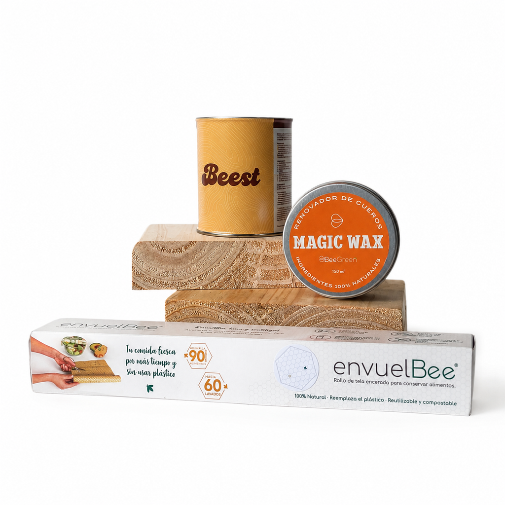 PACK BEE GREEN<br/>Top 3 productos esenciales para un hogar sustentable